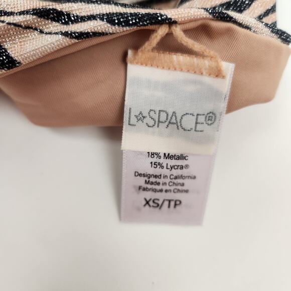 L*Space Portia Bikini Bottom Animal Print Size XS NWOT Full Bottom - Picture 4 of 5